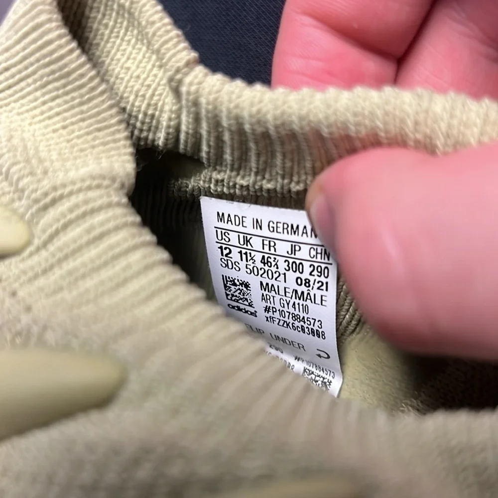Size 12 - adidas Yeezy 450 Sulfur 2022